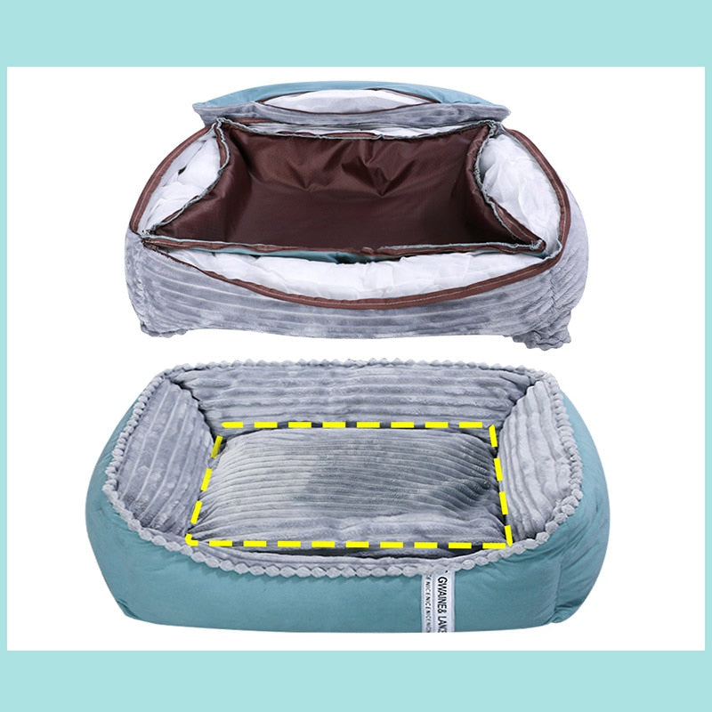 HOOPET Pet Dog Bed Winter Warm Pet bed For Small Medium Large Dog Bed Labradors House Soft Big Dog Bed