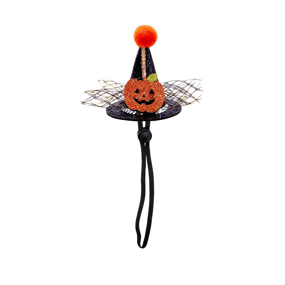 Holiday Pet Hat Halloween Cat and Dog Headwear Adjustable Decoration