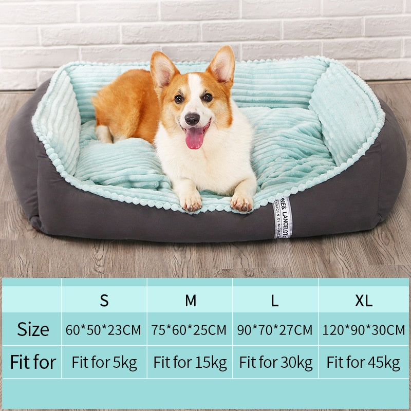 HOOPET Pet Dog Bed Winter Warm Pet bed For Small Medium Large Dog Bed Labradors House Soft Big Dog Bed