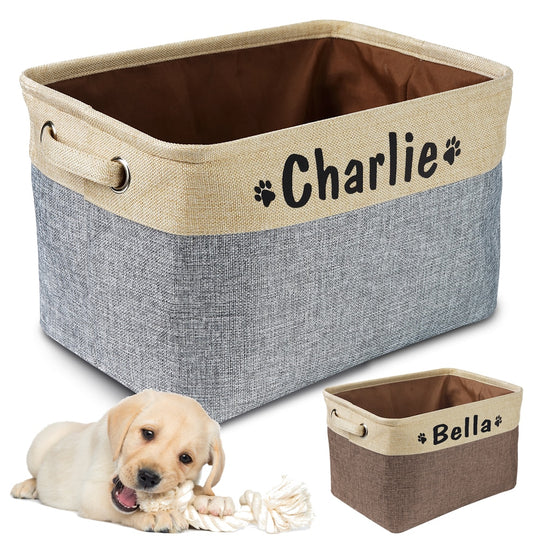 Dog Toy Storage Basket