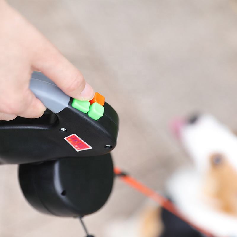 Double-Headed Traction Rope Double Dog Chain Two Anti-Winding Dog Rope Dog Traction Rope Automatic Retractable Small Dog