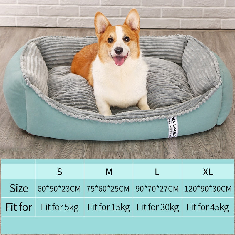 HOOPET Pet Dog Bed Winter Warm Pet bed For Small Medium Large Dog Bed Labradors House Soft Big Dog Bed