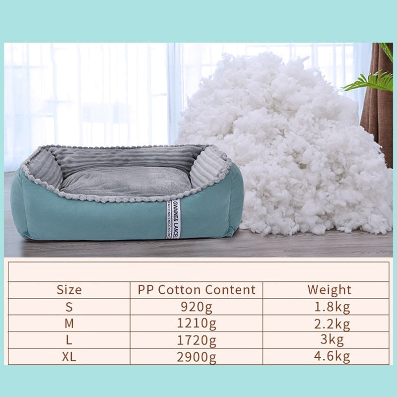 HOOPET Pet Dog Bed Winter Warm Pet bed For Small Medium Large Dog Bed Labradors House Soft Big Dog Bed
