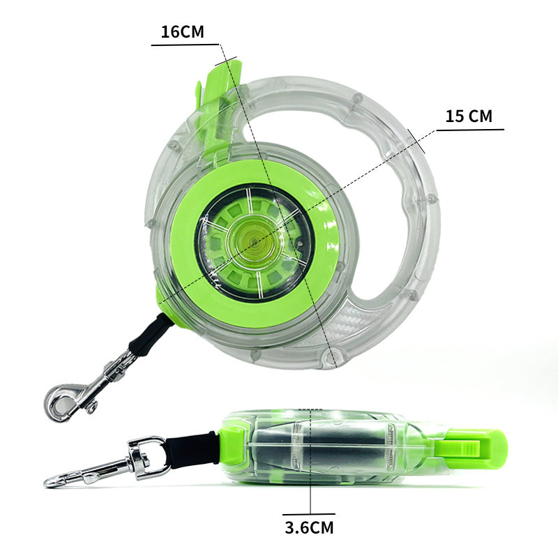 New Explosion-Proof Okinawa Traction Rope Automatic Retractable Small And Medium-Sized Dog Walking Dog Rope Pet Supplies Dog Traction Device