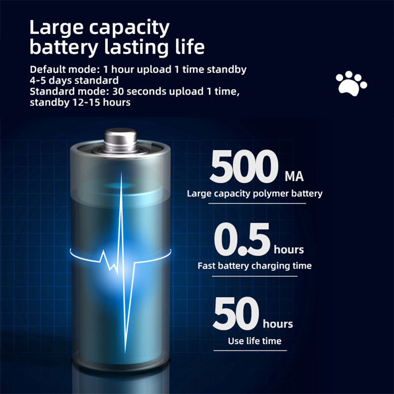 Pet Gps Locator G9 Multiple Positioning Durable Standby Anti Loss Universal Model