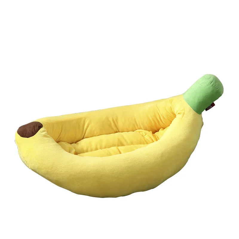 Interesting banana Warm Kennel Cat House Cat Dog lounger Bed Pet Small Dog Pet Bed