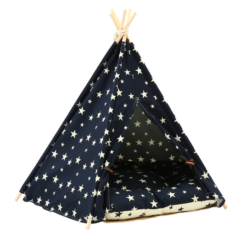 Dog bed:Give Your Pet the Perfect Getaway with Our Cozy Portable Pet Tent House - Available in 6 Trendy Colors for Indoor/Outdoor Adventures!