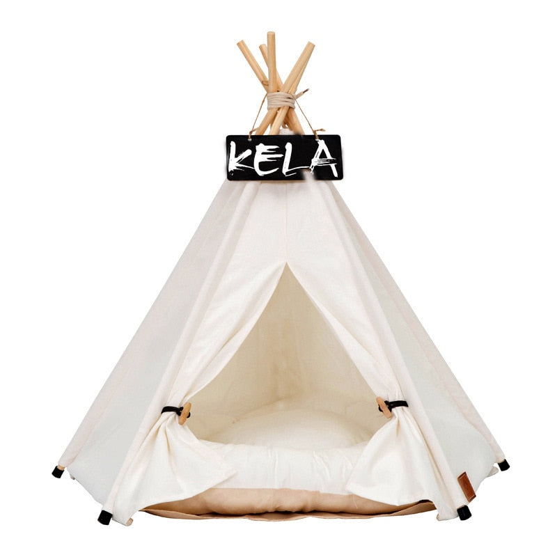 Dog bed:Give Your Pet the Perfect Getaway with Our Cozy Portable Pet Tent House - Available in 6 Trendy Colors for Indoor/Outdoor Adventures!