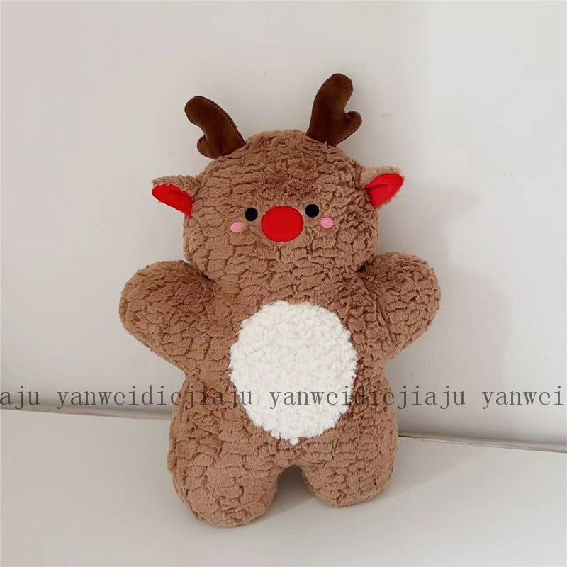 INS Christmas decoration pillow Christmas tree doll living room sofa cushion bed pillow red pillow case