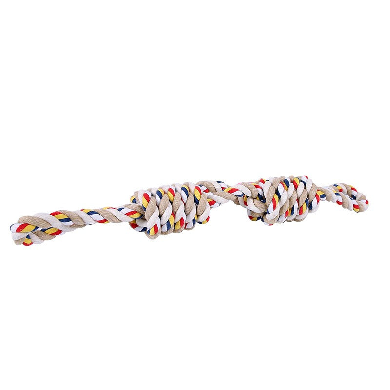 Pet Toys Teeth Grinding Dog Toys Bite Resistant Rope Large Dog Rope Knot Toys