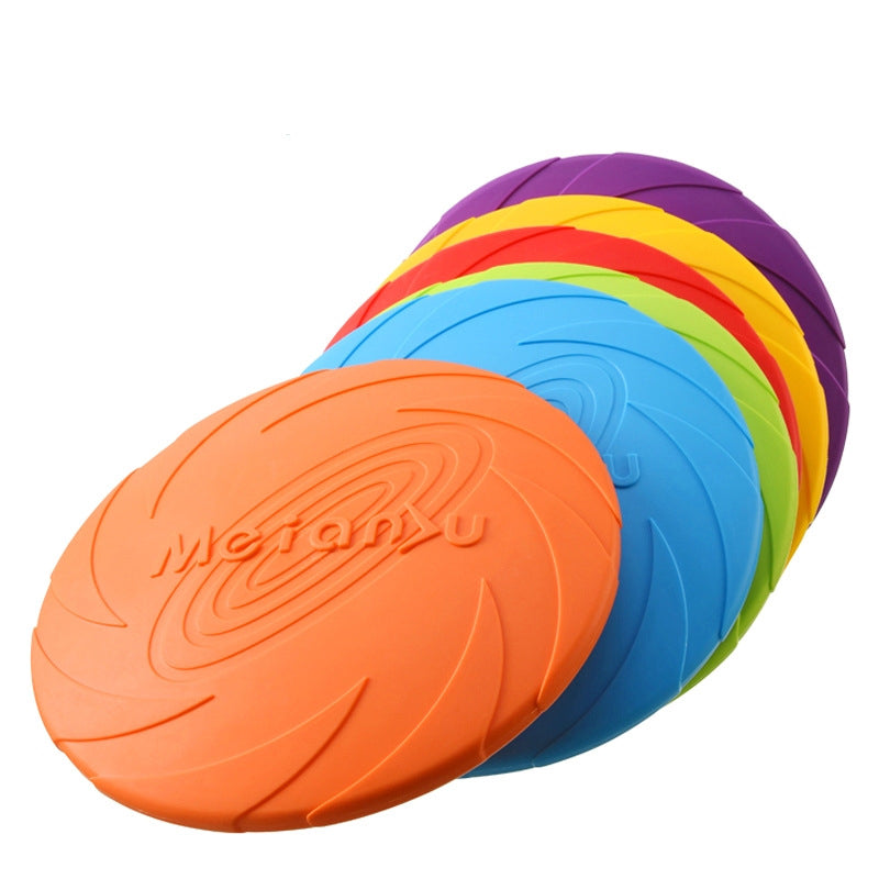 Meianju Dog Frisbee Pet Toys Interactive Toys Pet Frisbee Floating Bite resistant Retrieving Training