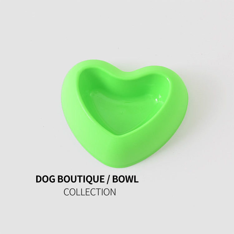 New Pet Supplies Dog Love Bowl Dog Bowl Dog Rice Bowl Cat Plastic Bowl