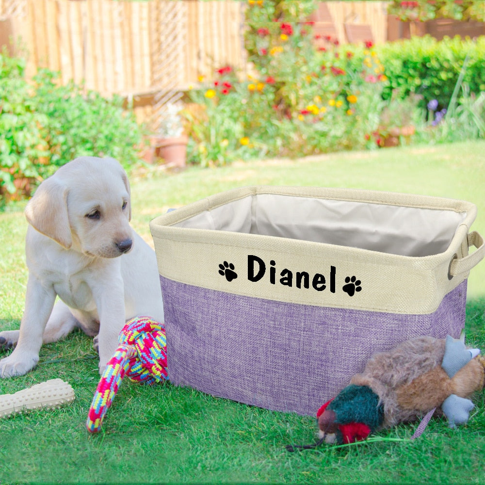 Dog Toy Storage Basket