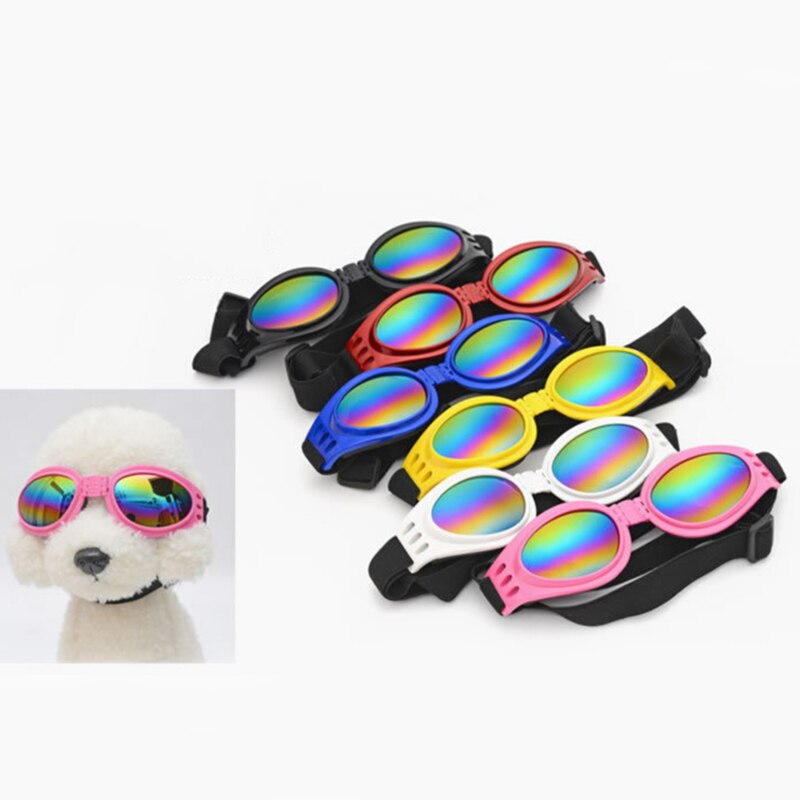 Dog Protection Goggles Sunglasses Foldable Cool Pet Dog Glasses Medium Large Dog Pet Glasses Pet Eyewear Waterproof