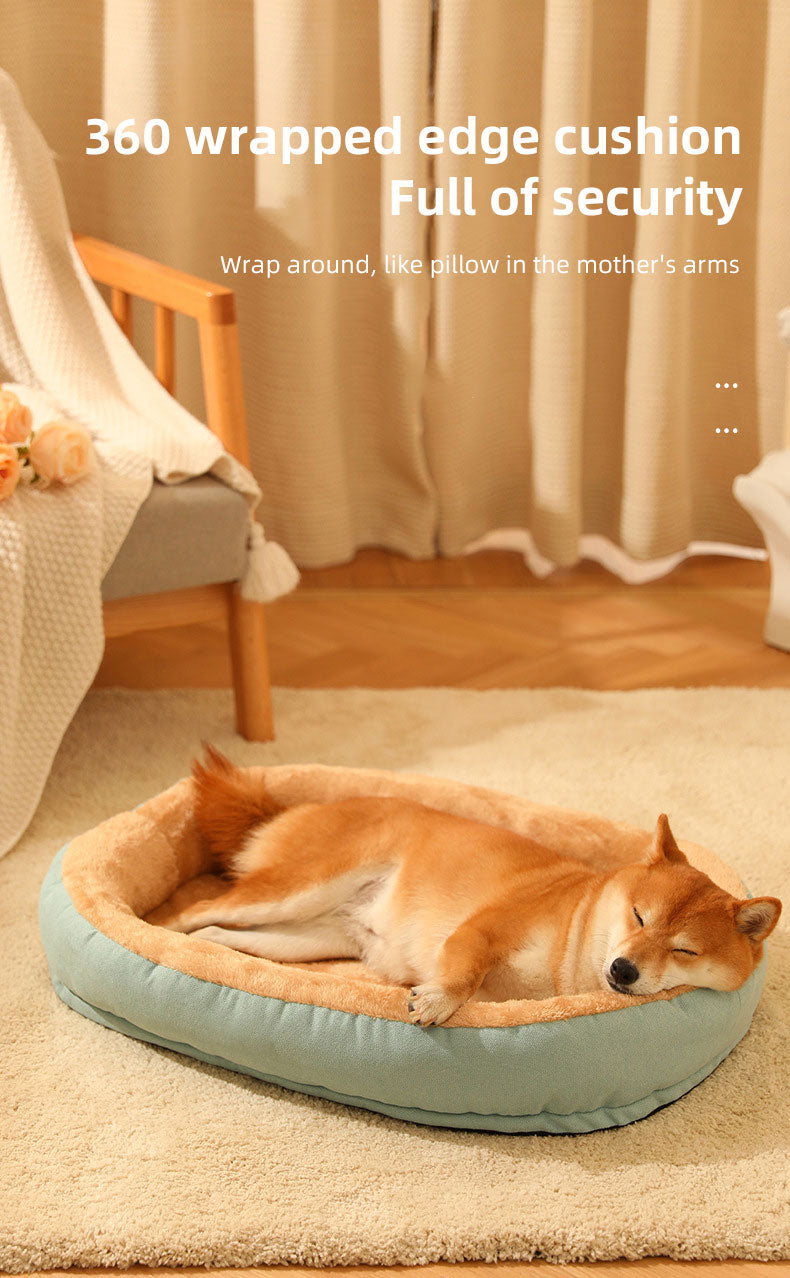 Dog Bed: Cozy and Bite-Resistant Pet Kennel Bed for Dogs.