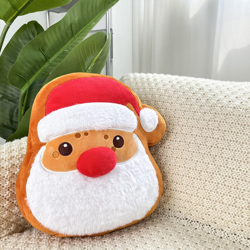 INS Christmas decoration pillow Christmas tree doll living room sofa cushion bed pillow red pillow case