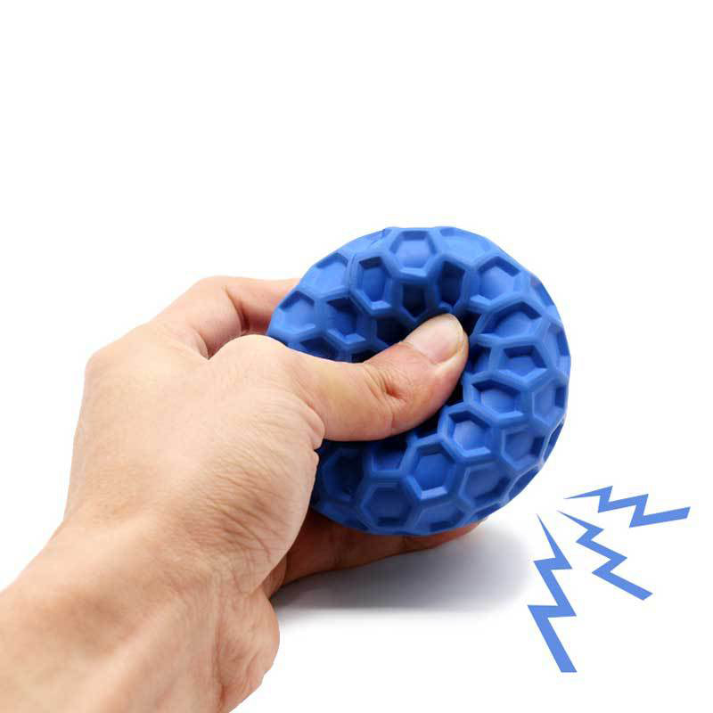 Pet Toy Ball Dog Chewing Molar Sound Interactive Rubber Toy Ball Pet Dog Toy