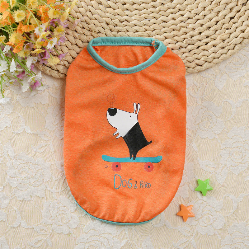 Ice Silk Thin Section Early Spring Teddy Puppy Clothes Teacup Dog Puppy Spring Clothes Dog Small Dog Summer