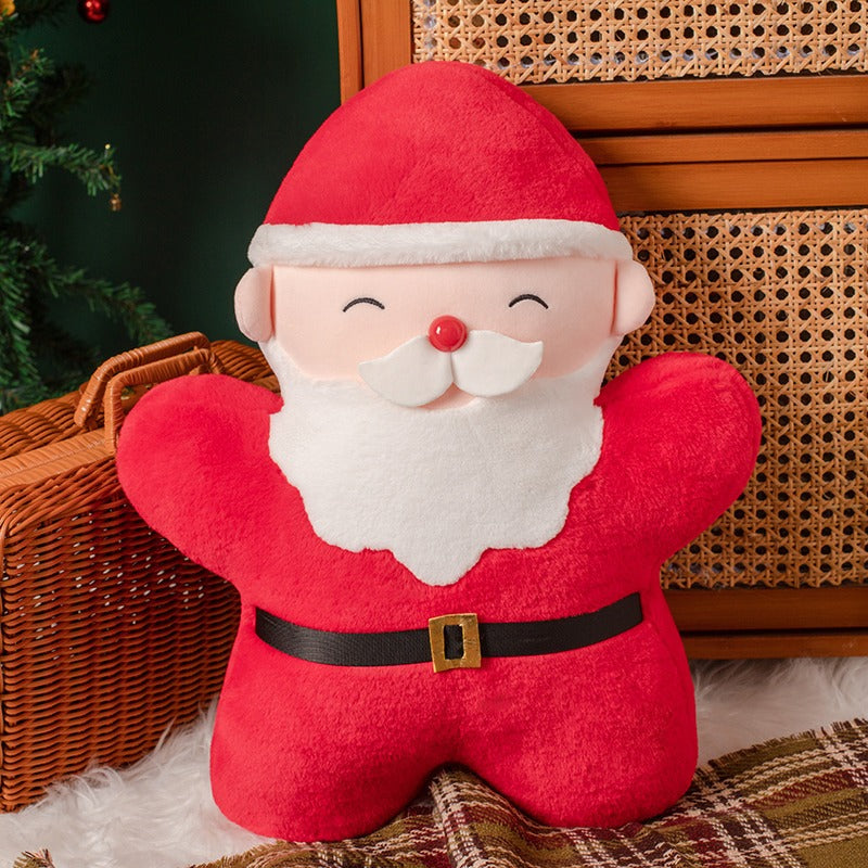 INS Christmas decoration pillow Christmas tree doll living room sofa cushion bed pillow red pillow case