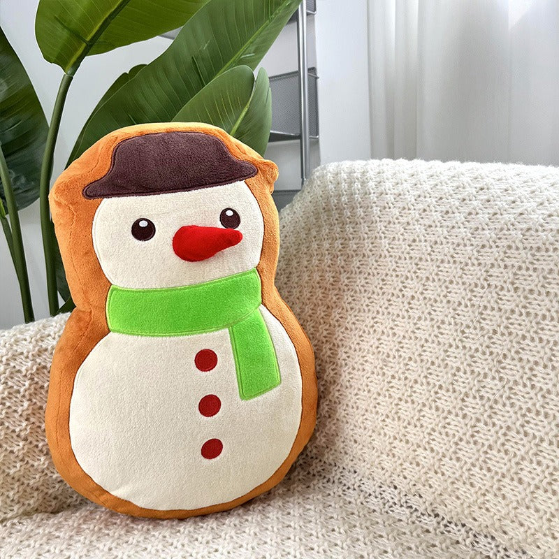 INS Christmas decoration pillow Christmas tree doll living room sofa cushion bed pillow red pillow case