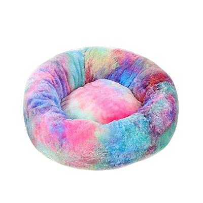 Pet Dog Bed Comfortable Donut Cuddler Round Dog Kennel Ultra Soft Washable Dog and Cat Cushion Bed