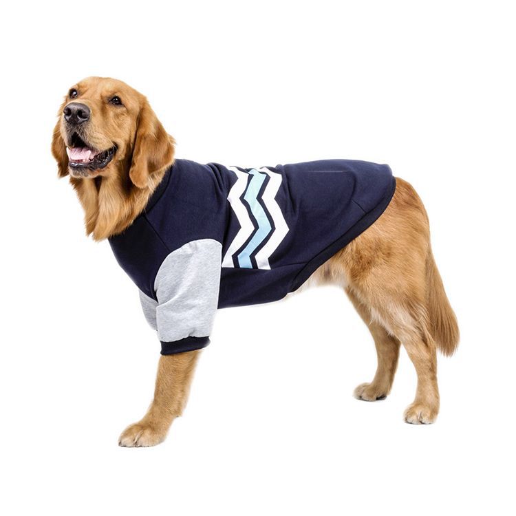 New Pet Clothing Dog Clothes Cotton Big Dog Wave Sweater Pet Supplies Pet Sweater Leisure