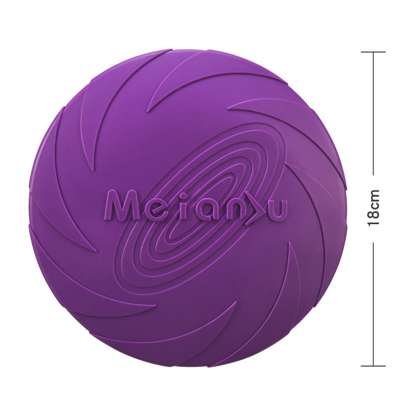 Meianju Dog Frisbee Pet Toys Interactive Toys Pet Frisbee Floating Bite resistant Retrieving Training