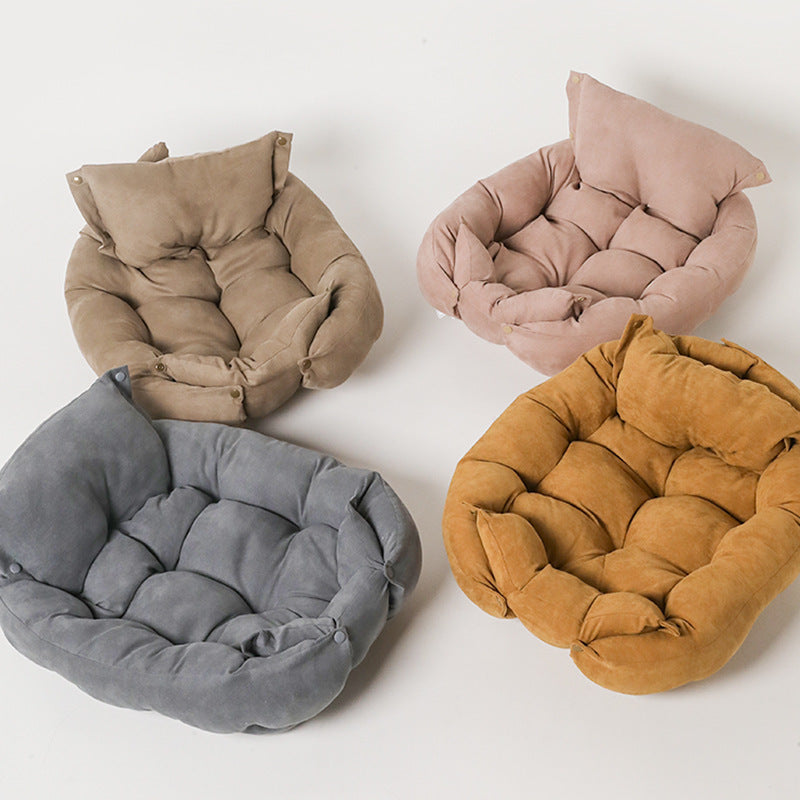 Dog Bed: Give Your Furry Friend the Ultimate Comfort with Our Four-Season Folding Dog Sofa Bed.