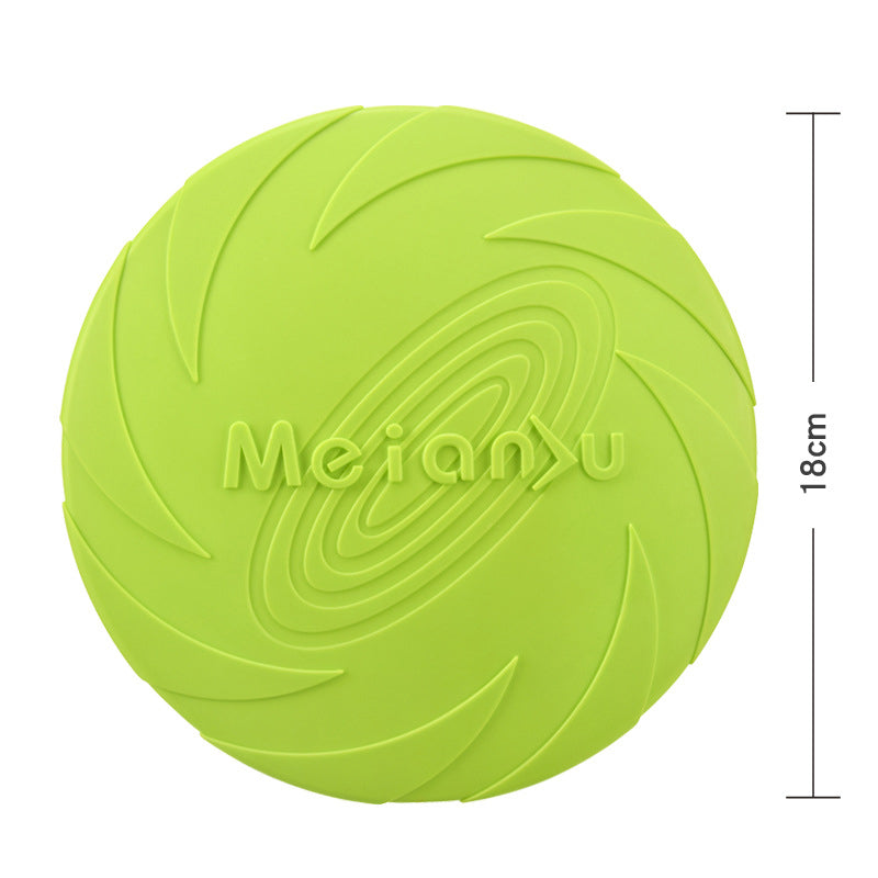 Meianju Dog Frisbee Pet Toys Interactive Toys Pet Frisbee Floating Bite resistant Retrieving Training