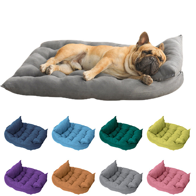 Dog Bed: Give Your Furry Friend the Ultimate Comfort with Our Four-Season Folding Dog Sofa Bed.