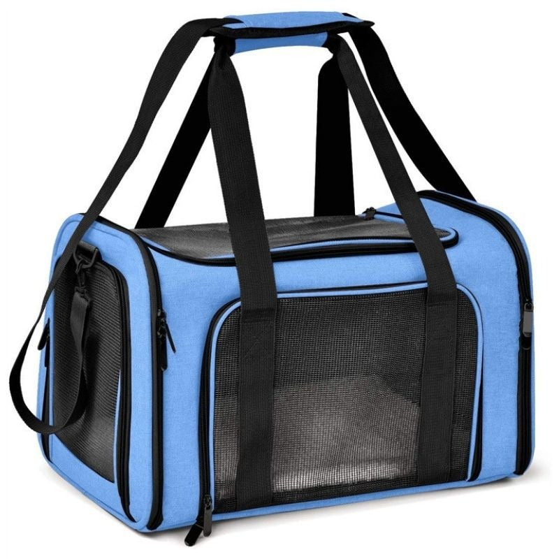 Cat Bag Portable Simple Crossbody Pet Bag Portable Cat Cage Breathable Foldable Cat Backpack