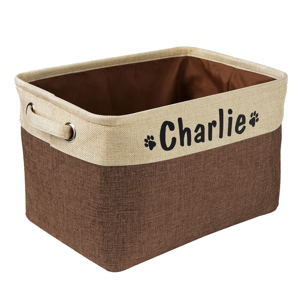 Dog Toy Storage Basket