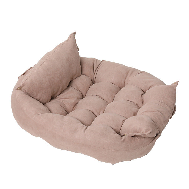 Four-Season Universal Summer Folding Dog Sofa Bed Soft Pet Cushion Pit Bull Small And Medium-Sized Dogs Pet Kennel