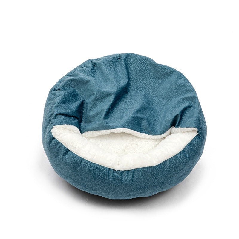 Super Soft Pet Cat Bed Plush Full Size Washable Calm Bed Donut Bed Comfortable Sleeping Artifact Suitable For All Kinds Of Cat