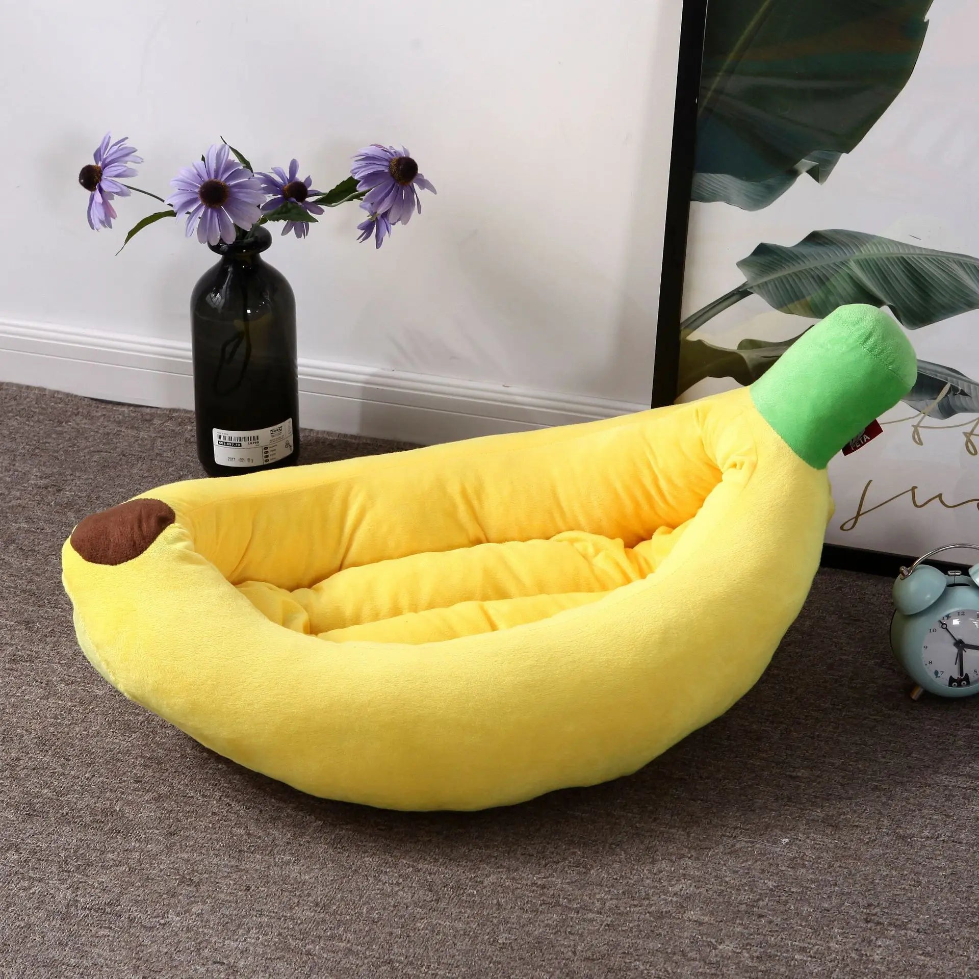 Interesting banana Warm Kennel Cat House Cat Dog lounger Bed Pet  Small Dog Pet Bed