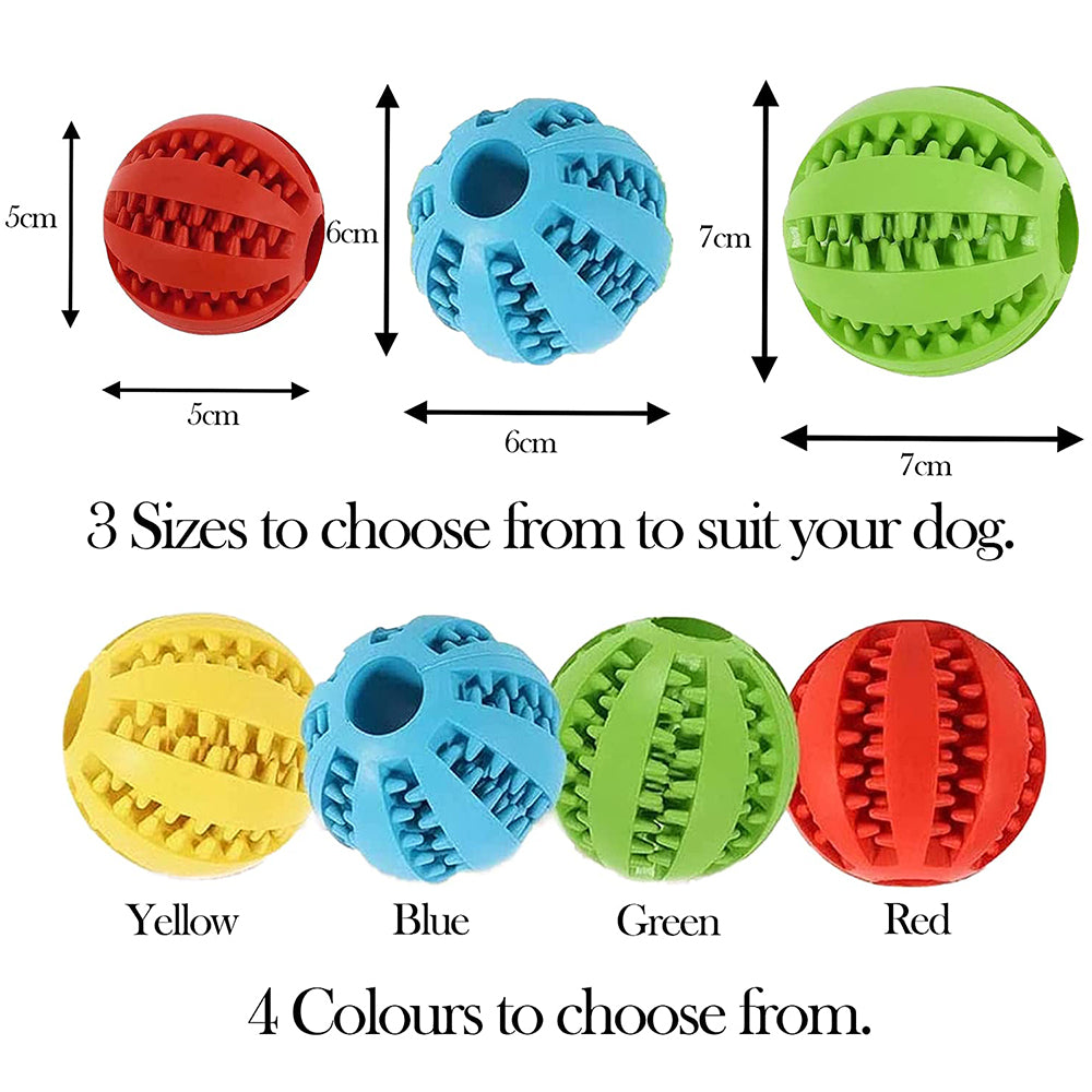 Rubber Snack Ball Toy for Dogs.