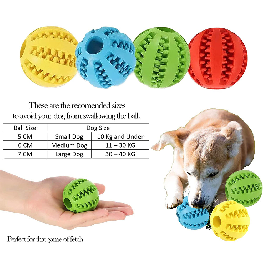 Rubber Snack Ball Toy for Dogs.