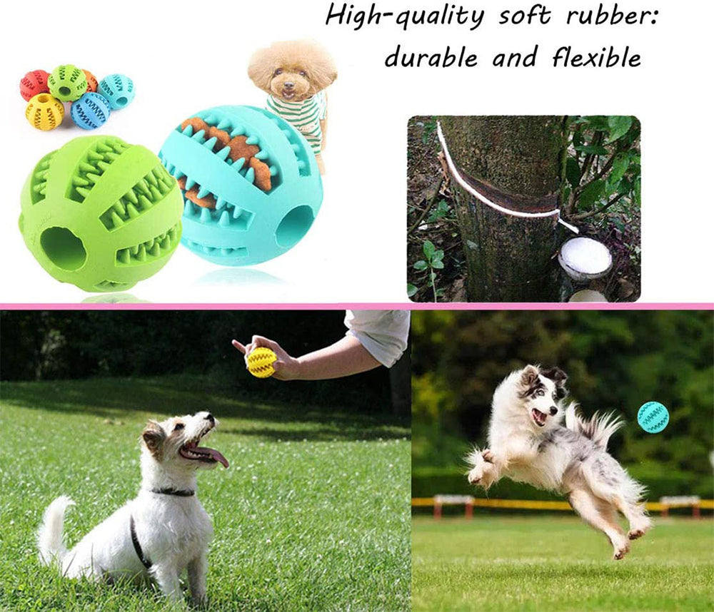 Rubber Snack Ball Toy for Dogs.