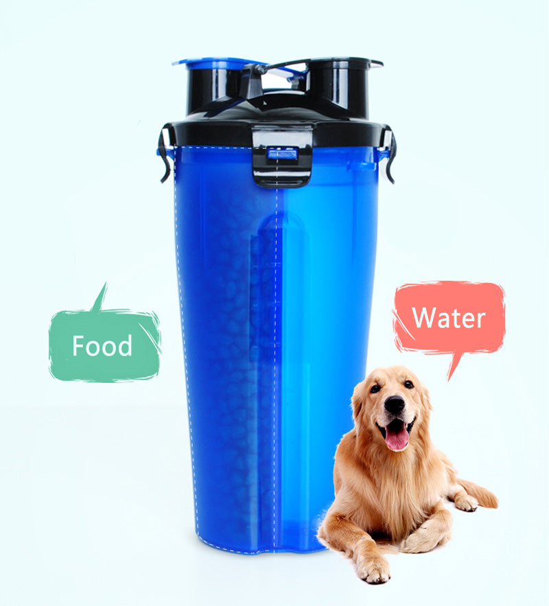 Dog bowl：Convenient On-the-Go Pet Feeding Solution for Dogs.