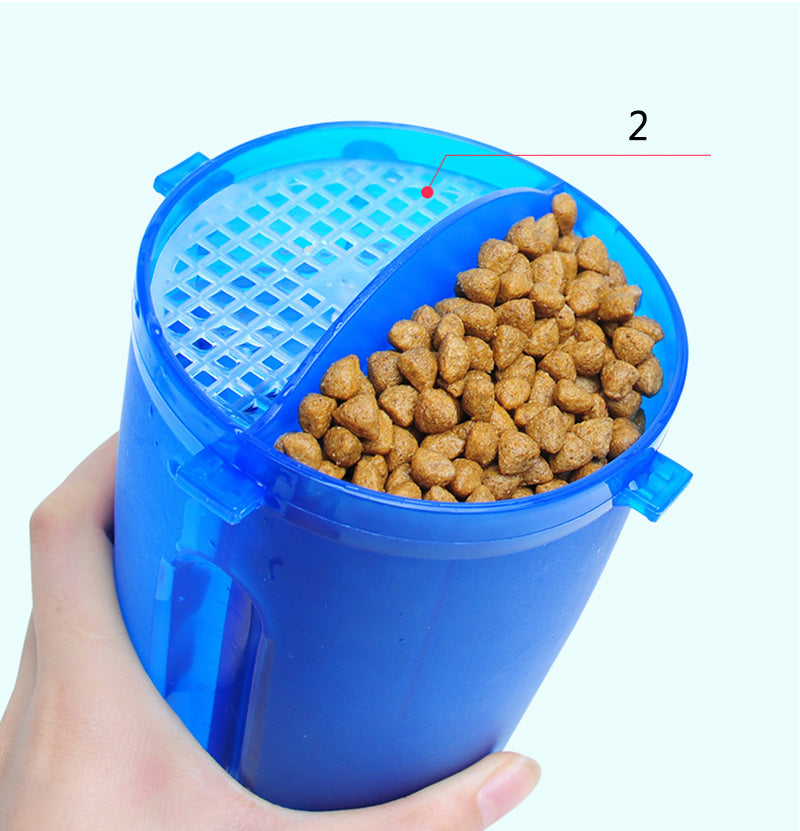 Dog bowl：Convenient On-the-Go Pet Feeding Solution for Dogs.