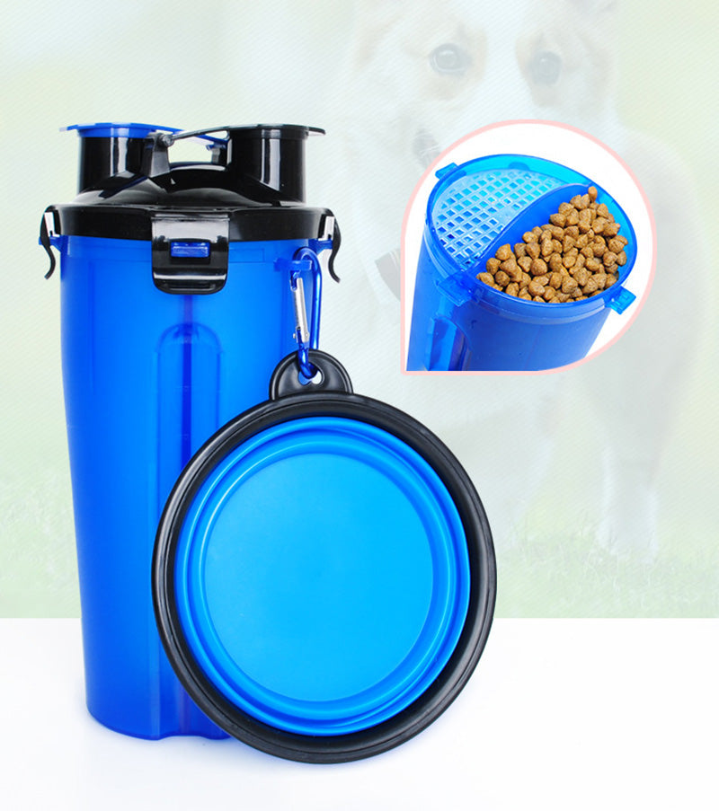 Dog bowl：Convenient On-the-Go Pet Feeding Solution for Dogs.