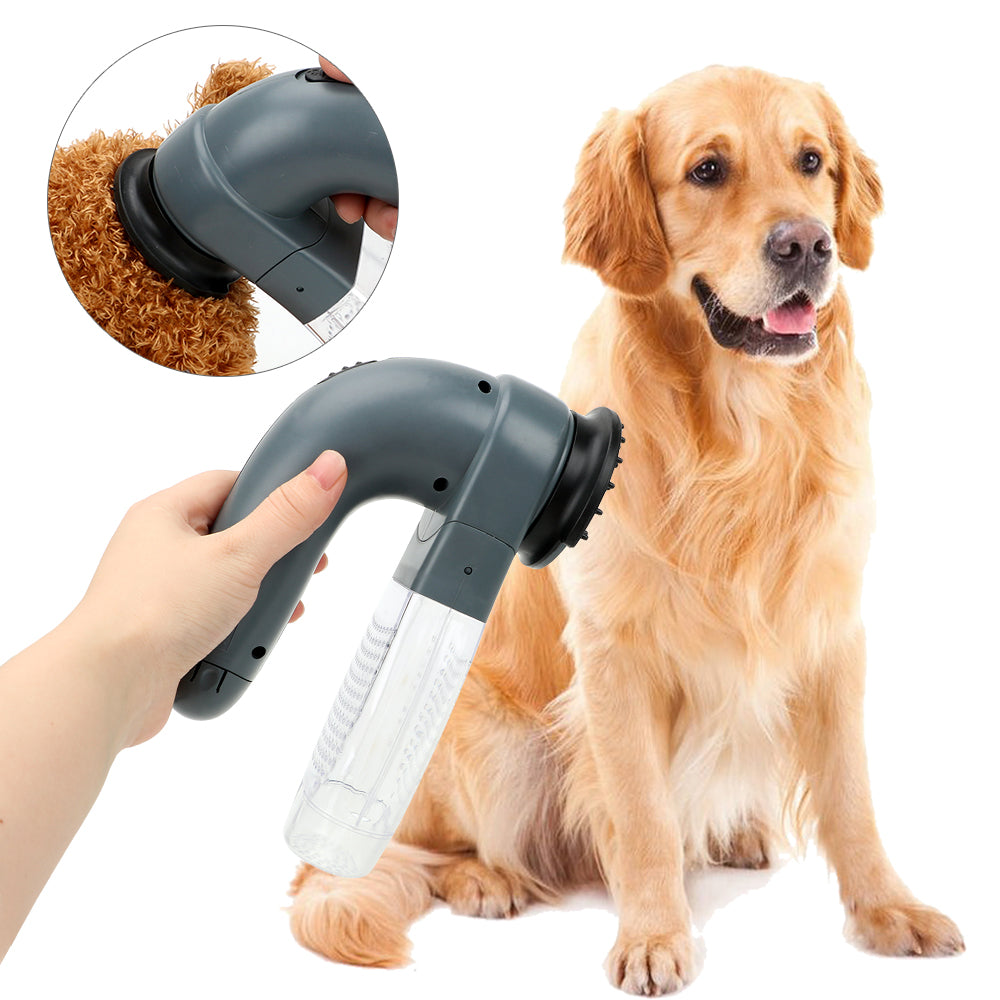 Efficient Electric Pet Hair Comb and Vacuum Cleaner for Cats and Dogs.