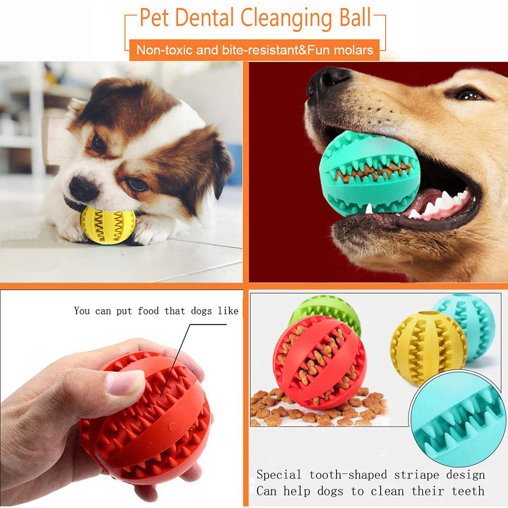 Rubber Snack Ball Toy for Dogs.