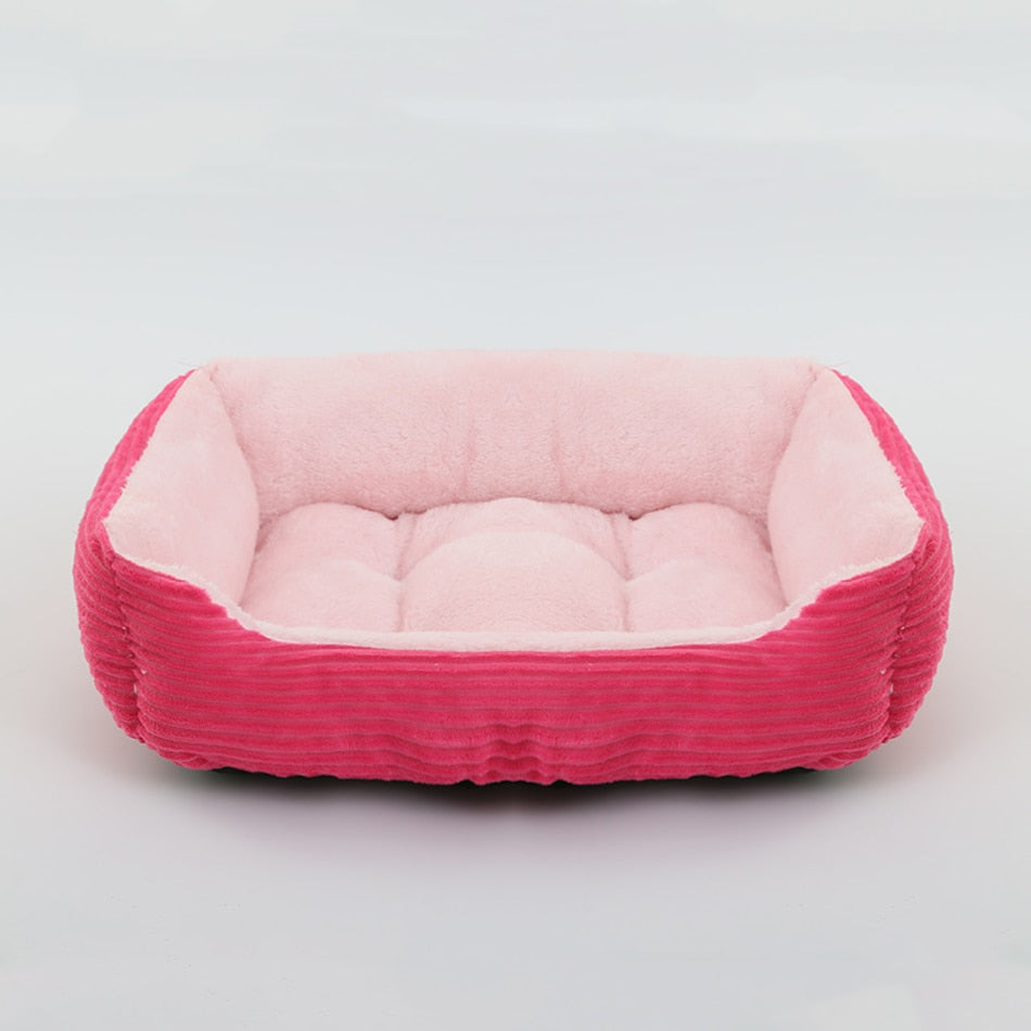 Dog Bed: Cozy up your furry friend with our Plush Kennel and Sofa Bed Cushion!