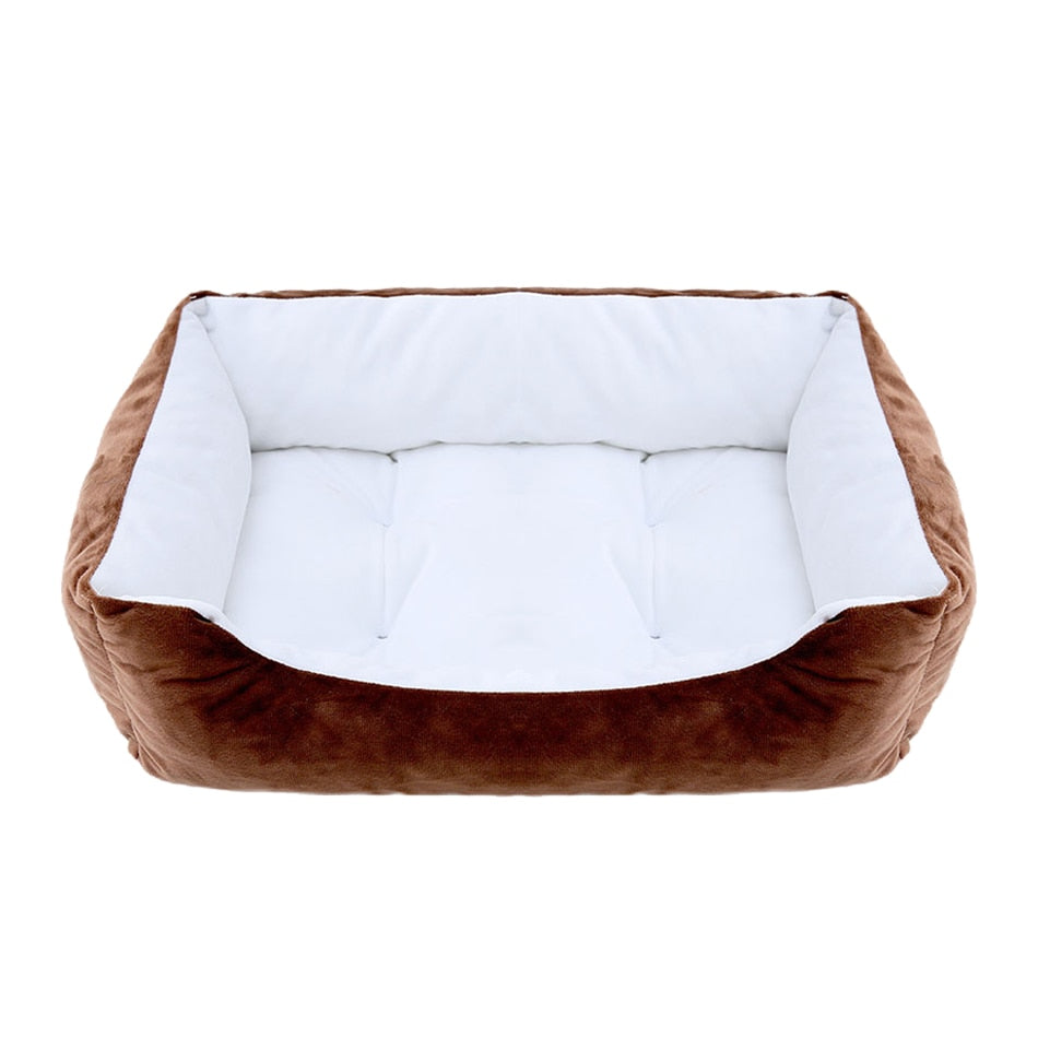 Dog Bed: Cozy up your furry friend with our Plush Kennel and Sofa Bed Cushion!