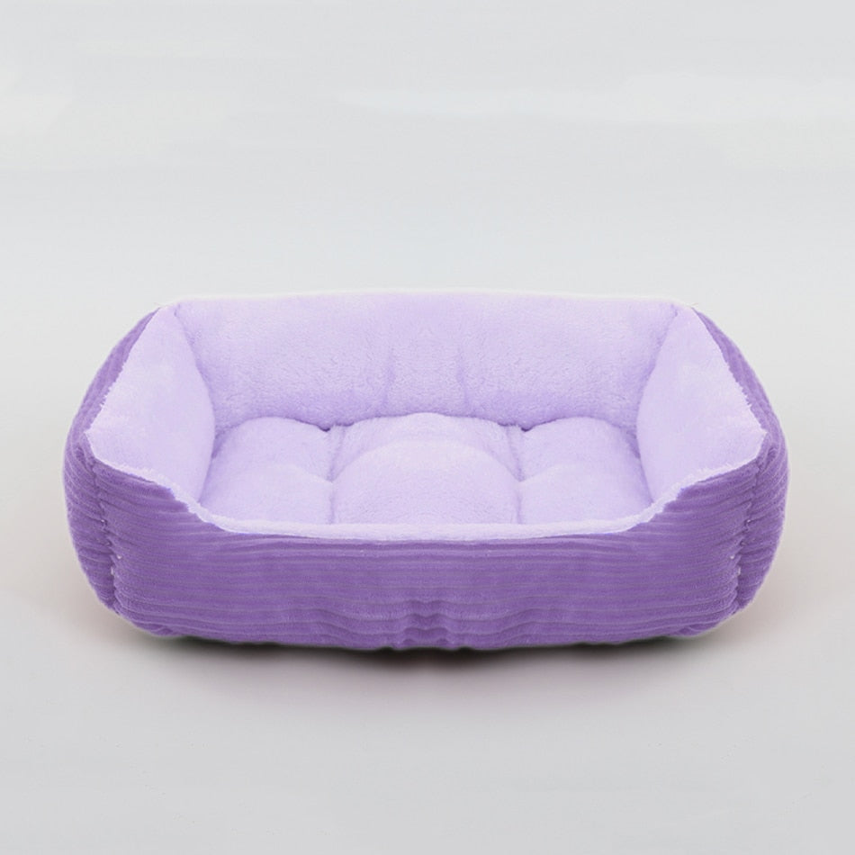 Dog Bed: Cozy up your furry friend with our Plush Kennel and Sofa Bed Cushion!