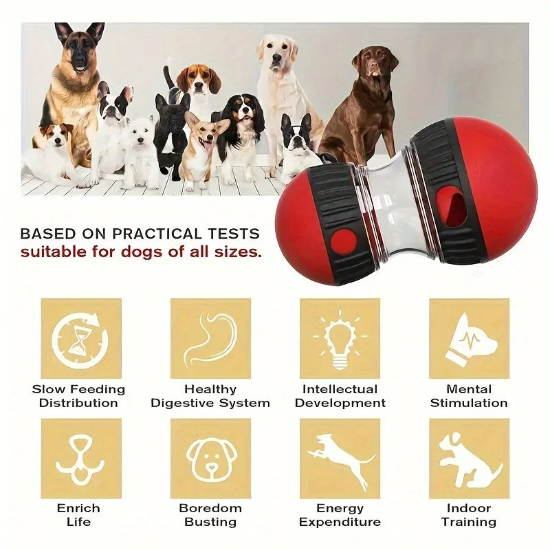 Adjustable Dog Puzzle Toy and Treat Dispenser for All Dog Sizes