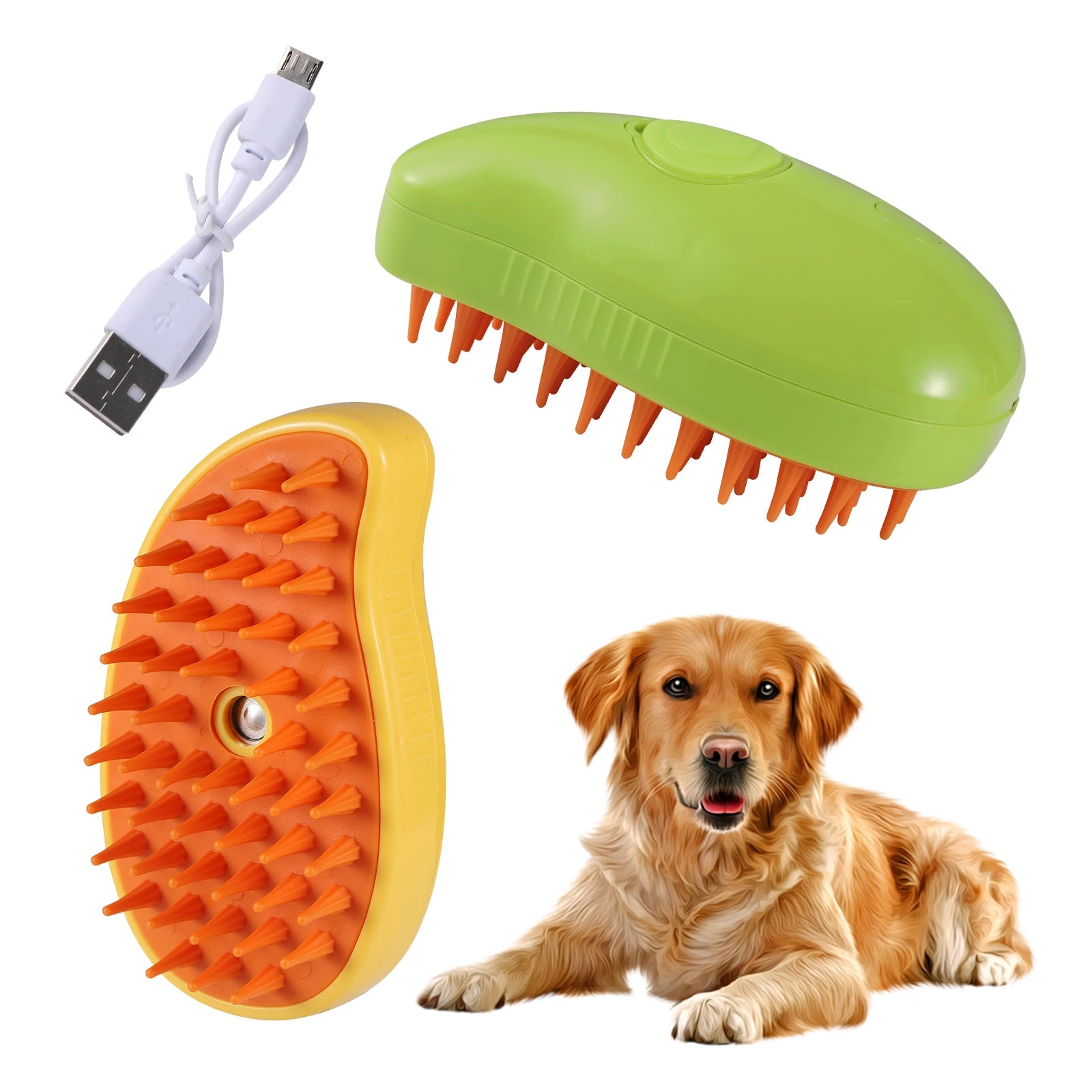 pet steam brush for dogs and cats