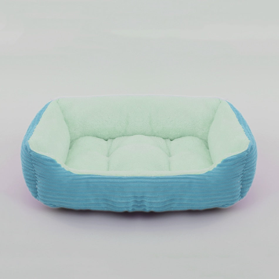 Dog Bed: Cozy up your furry friend with our Plush Kennel and Sofa Bed Cushion!