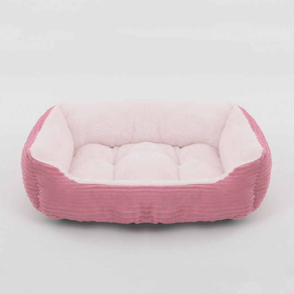 Dog Bed: Cozy up your furry friend with our Plush Kennel and Sofa Bed Cushion!